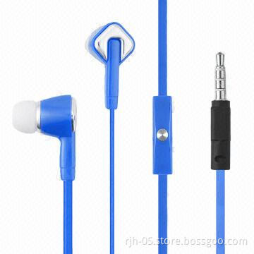 Flat cable earbuds wholesale